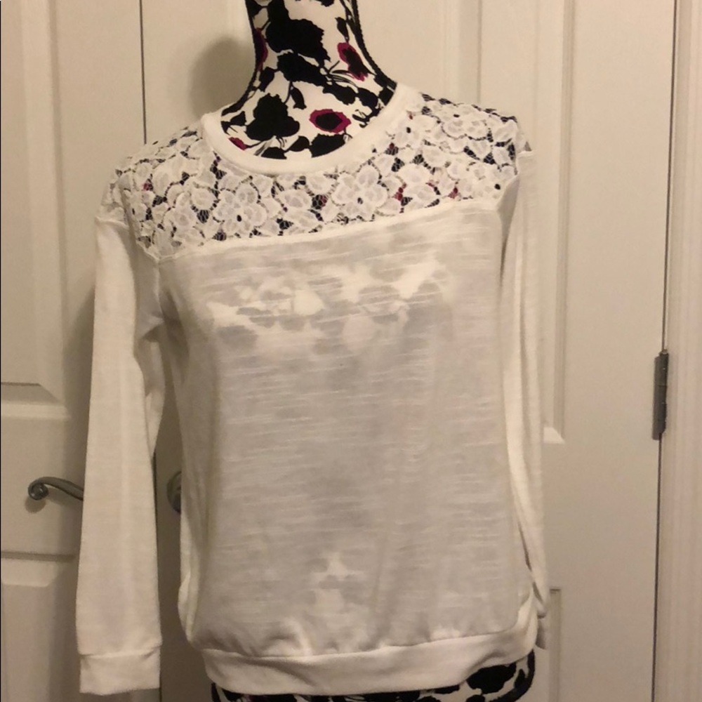 White longsleeve shirt!